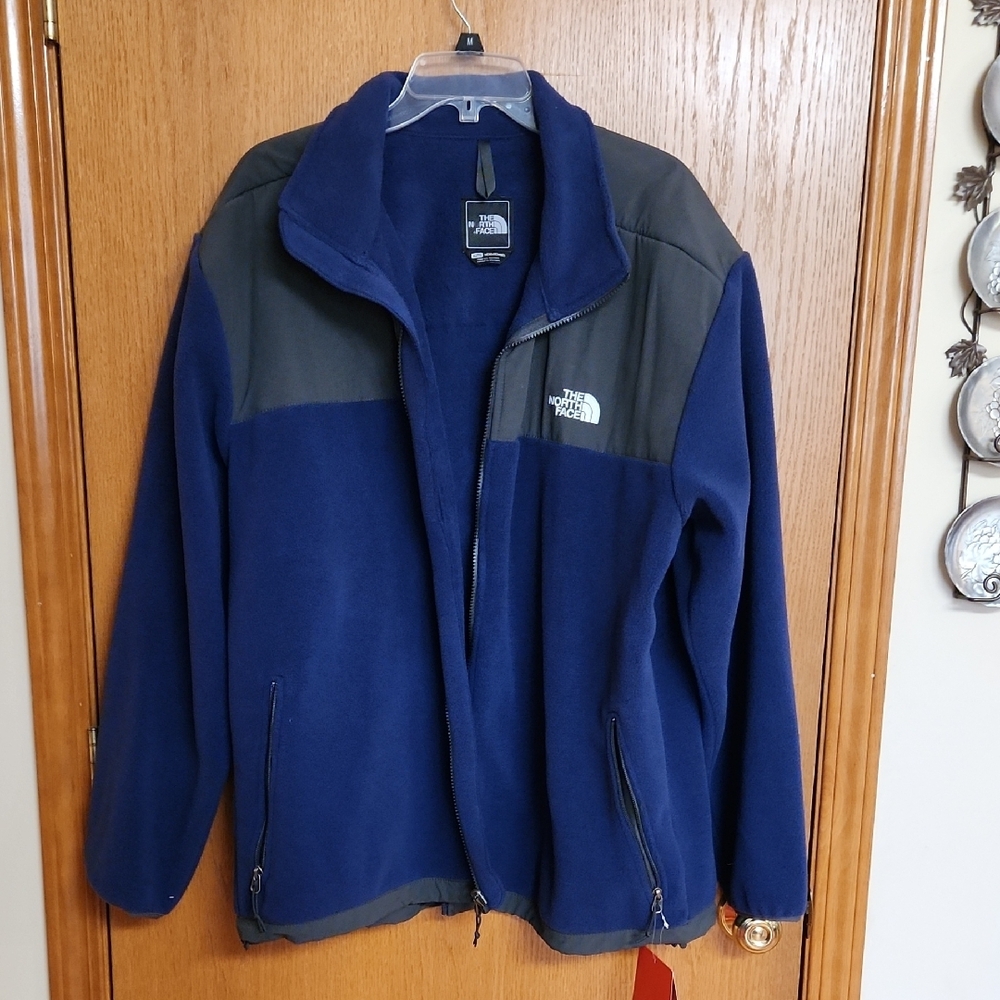 The North Face Men's Blue and Gray Jacket